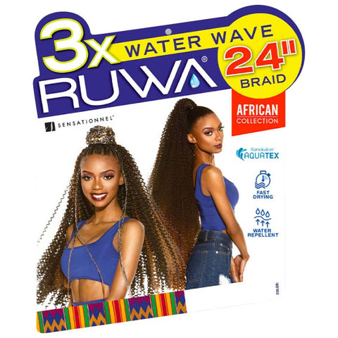 African Collection 3X Ruwa Water Wave 24 Inch