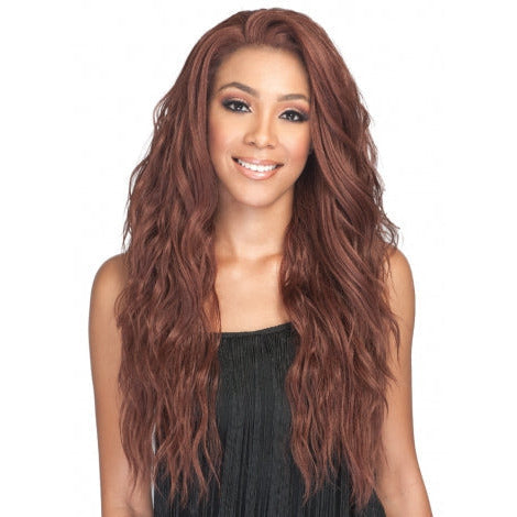 Bobbi Boss 360 Swiss Lace Human Hair Blend Lacefront Wig - MBLF270 Ambra