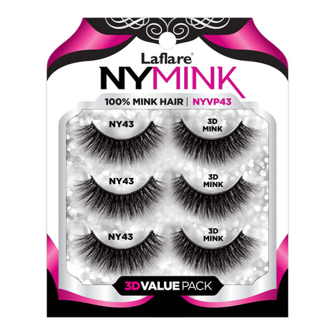 3D NY MINK 3 PAIRS VALUE PACK