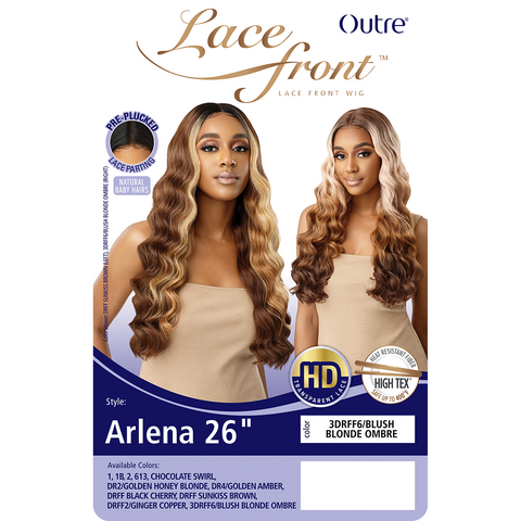 Outre Lace Front Synthetic HD Transparent Lace Front Wig - Arlena 26"