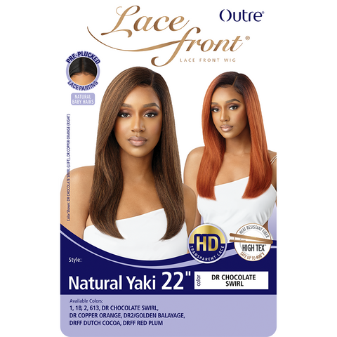 Outre Lace Front Synthetic Lace Wig - Natural Yaki 22"