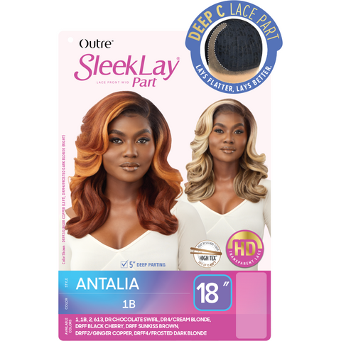 Outre SleekLay Part Synthetic Deep C Lace Wig - Antalia