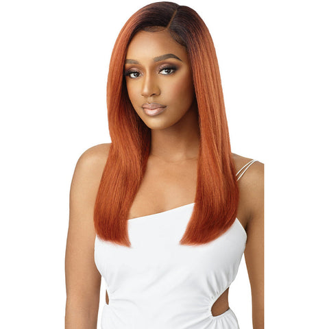 Outre Lace Front Synthetic Lace Wig - Natural Yaki 22"