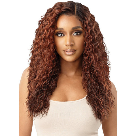 Outre Sleeklay Part Synthetic L-Part Wig - Keola