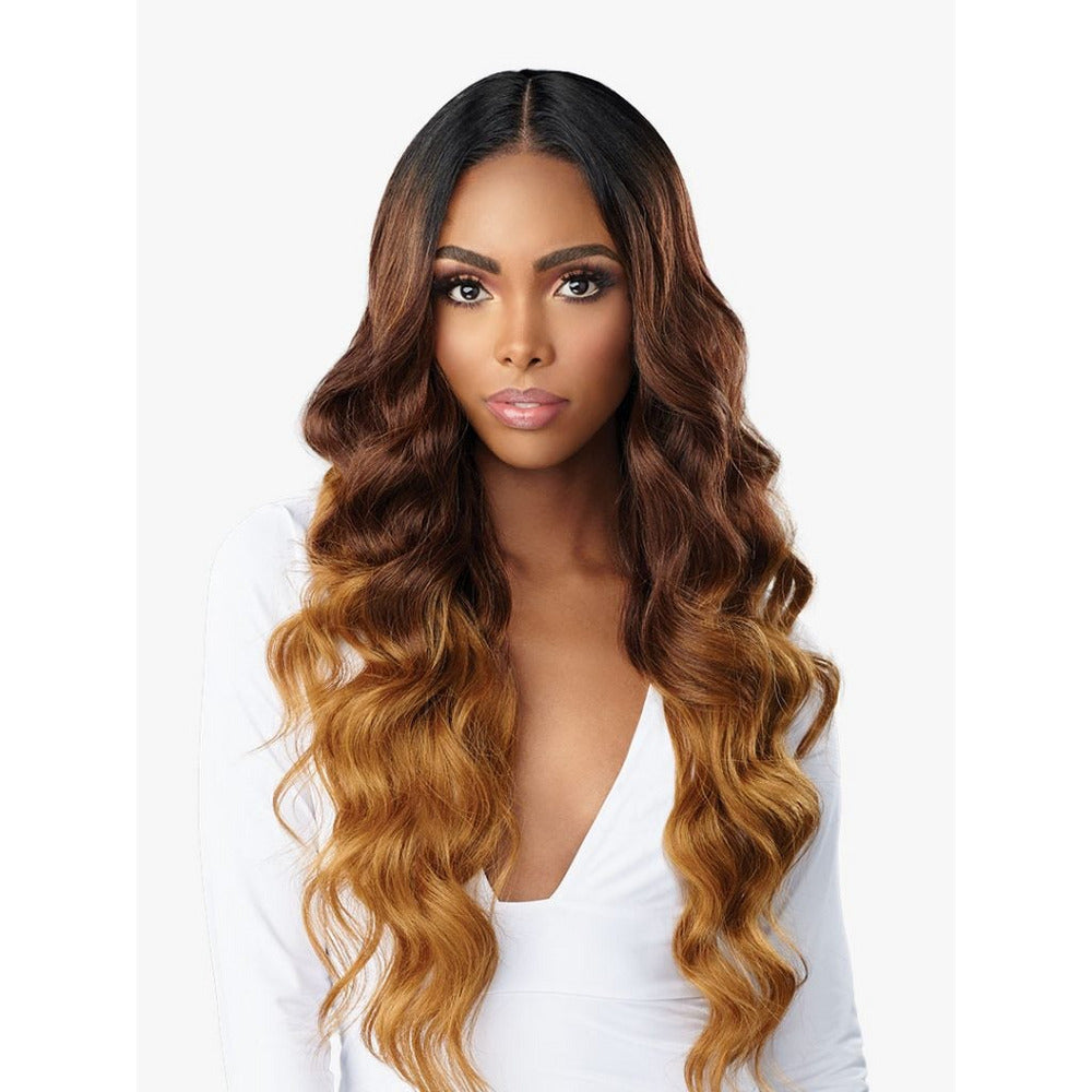 Sensationnel Butta Lace Human Hair Blend Lace Front Wig - Ocean Wave 30"