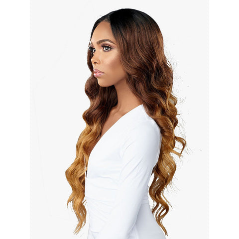 Sensationnel Butta Lace Human Hair Blend Lace Front Wig - Ocean Wave 30"