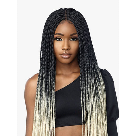 Sensationnel Cloud 9 4x4 Braided Lace Wig - 4x4 Box Braid 50"