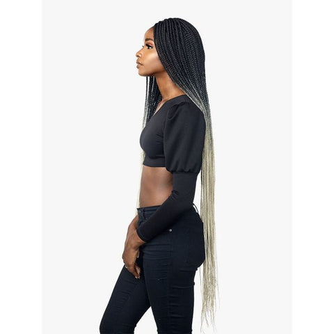 Sensationnel Cloud 9 4x4 Braided Lace Wig - 4x4 Box Braid 50"