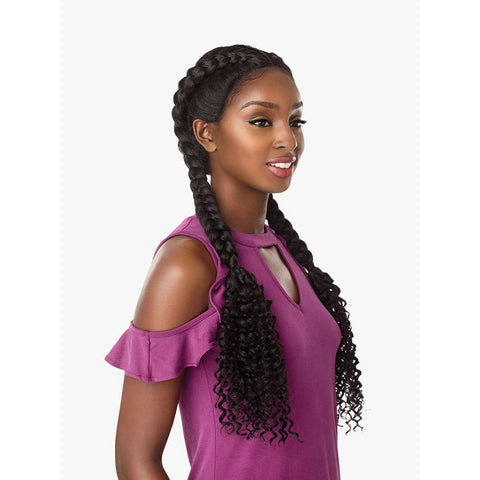 Sensationnel Cloud 9 Synthetic Pre-Styled Swiss Lace Wig - Bohemian Dutch Braid