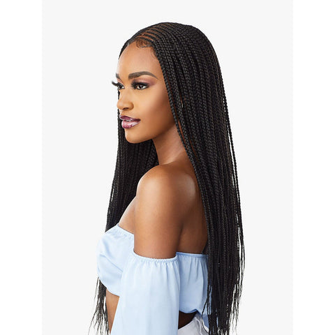 Sensationnel Cloud 9 4x5 Braid HD Lace Wig - Center Part Feed In 28"