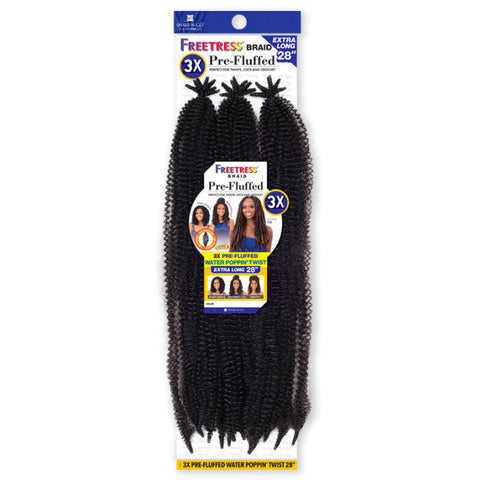 Shake-N-Go Freetress 3X Pre-fluffed Water Poppin' Twist 28 Inch