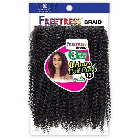 Freetress: 3X Urban Coil Curl 10'' Crochet Braids