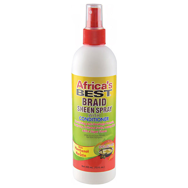 Africa's BEST Braid Sheen Spray with Conditioner 12oz