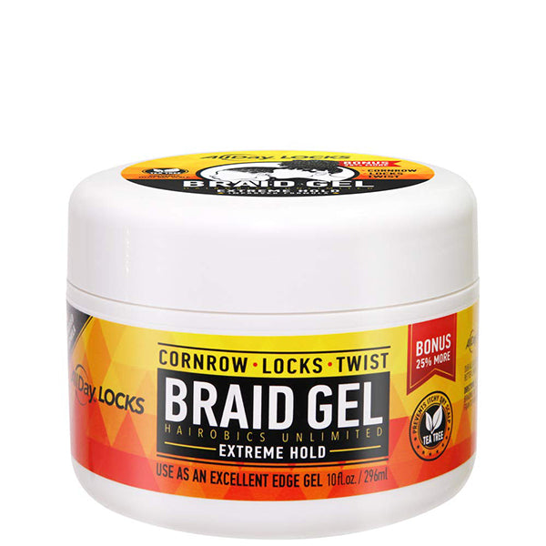 All Day Locks Extreme Hold Braid Gel 10oz