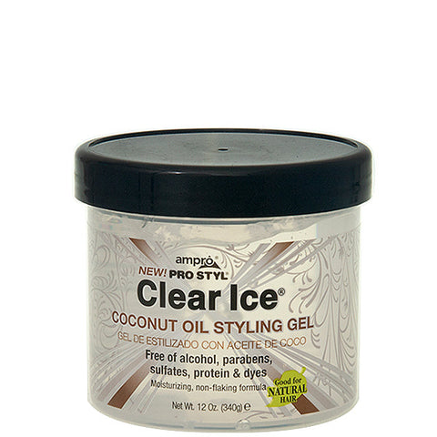 Ampro Pro Styl Clear Ice Coconut Oil Styling Gel 12oz