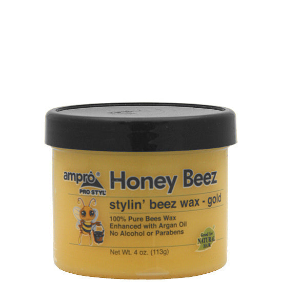 Ampro Pro Styl Honey Beez Stylin Beez Wax - Gold 4oz