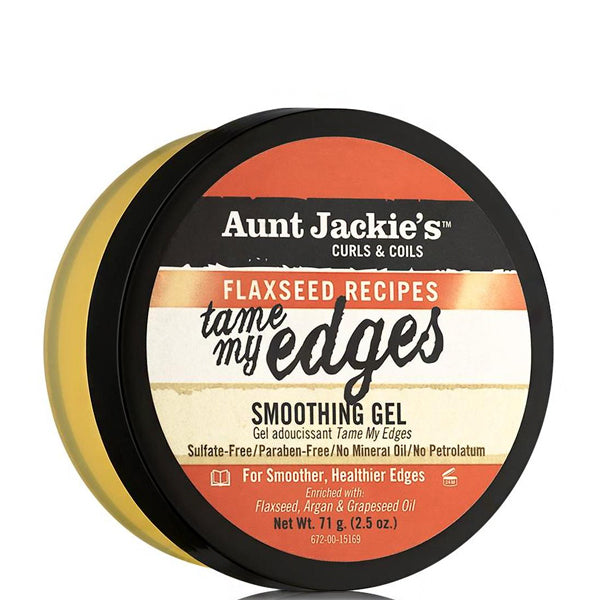 Aunt Jackie''s Curls & Coils Flaxseed Recipes Tame My Edges Smoothing Gel 2.5oz