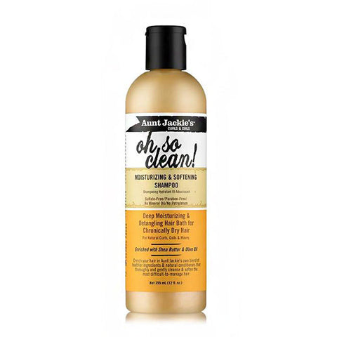 Aunt Jackie''s Curls & Coils Oh So Clean! Moisturizing & Softening Shampoo 12oz