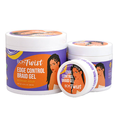 BONTWIST Edge Control Braid Gel 1.69oz - Extreme Hold