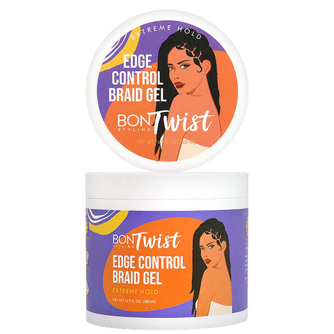 BONTWIST Edge Control Braid Gel 1.69oz - Extreme Hold