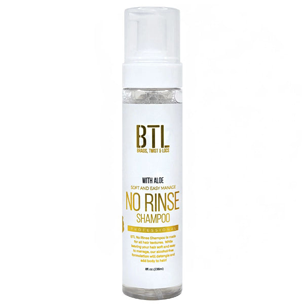 BTL Professional Soft & Easy Manage No Rinse Shampoo with Aloe 8oz