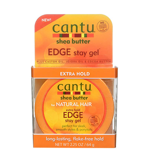 Cantu Shea Butter Natural Hair  Edge Stay Gel Extra Hold 2.25oz