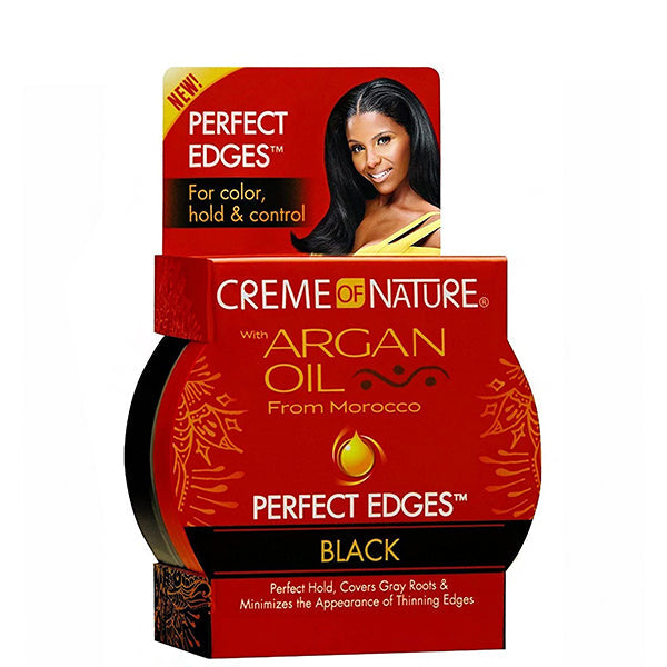 Creme Of Nature Argan Oil Perfect Edges Black 2.25oz