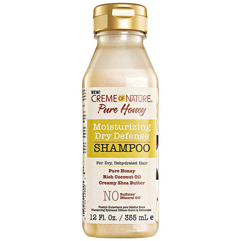 Creme of Nature Pure Honey Moisturizing Dry Defense Shampoo 12oz