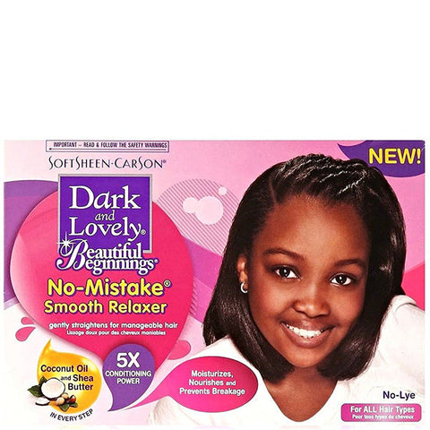 Dark and Lovely Beautiful Beginnings No Mistake Smooth Relaxer - 1 Application