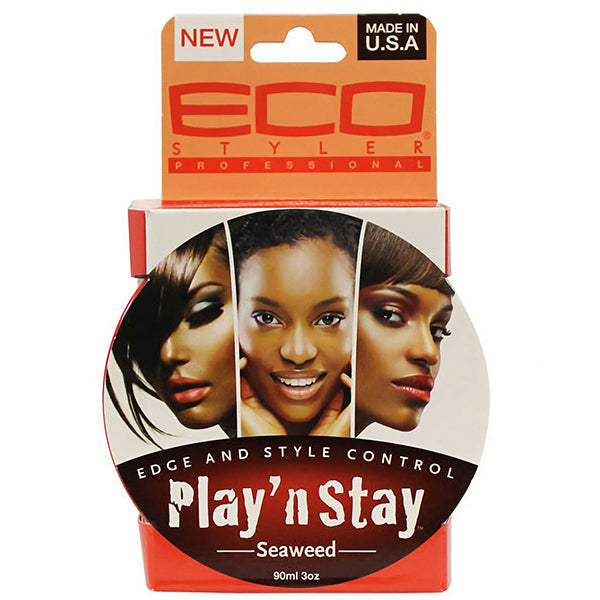 Eco Style Play'n Stay Seaweed Edge And Style Control Gel 3oz