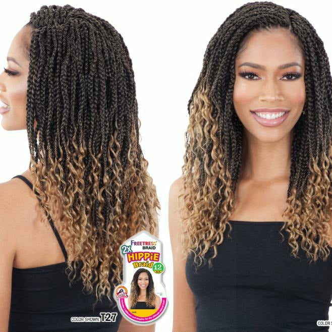 FreeTress: 2X Hippie Braid 12" Crochet Braids - FINAL SALE