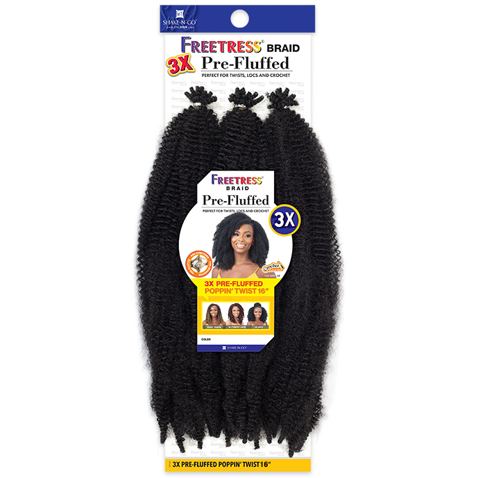 FreeTress: 3X Pre-Fluffed Poppin' Twist 20''