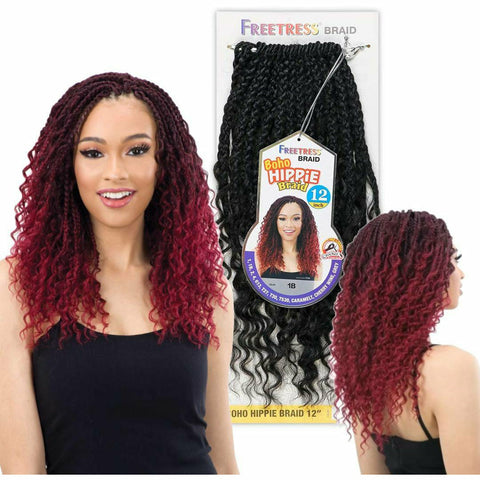 FreeTress: Boho Hippie Braid 12" Crochet Braids