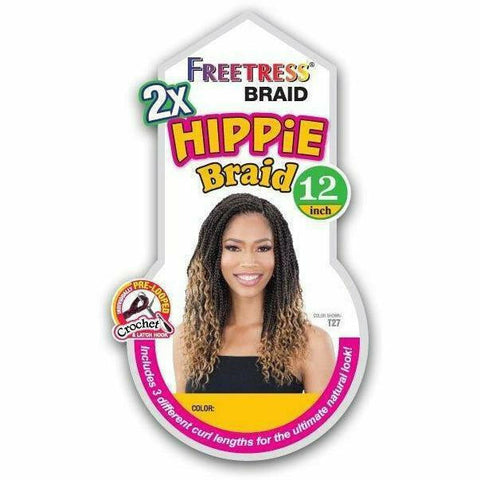 FreeTress: 2X Hippie Braid 12" Crochet Braids - FINAL SALE