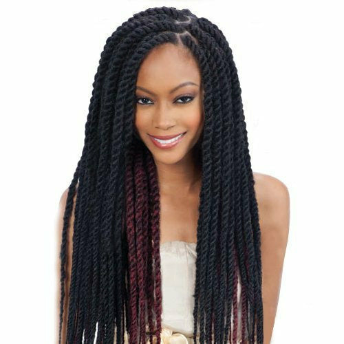 FreeTress: Equal Cuban Twist Braid 16" Synthetic Hair Double Strand Style