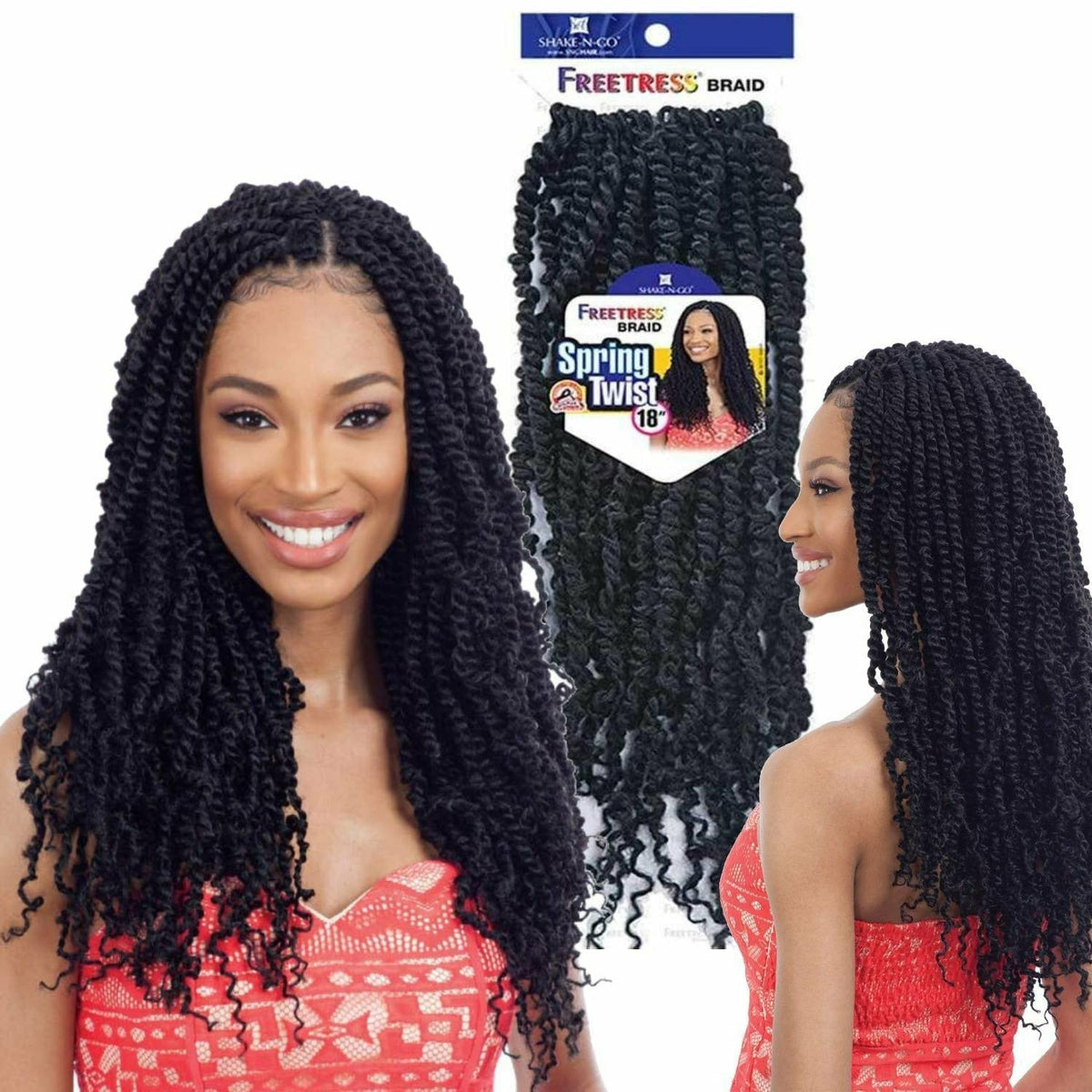 FreeTress: Spring Twist 18" Crochet Braids