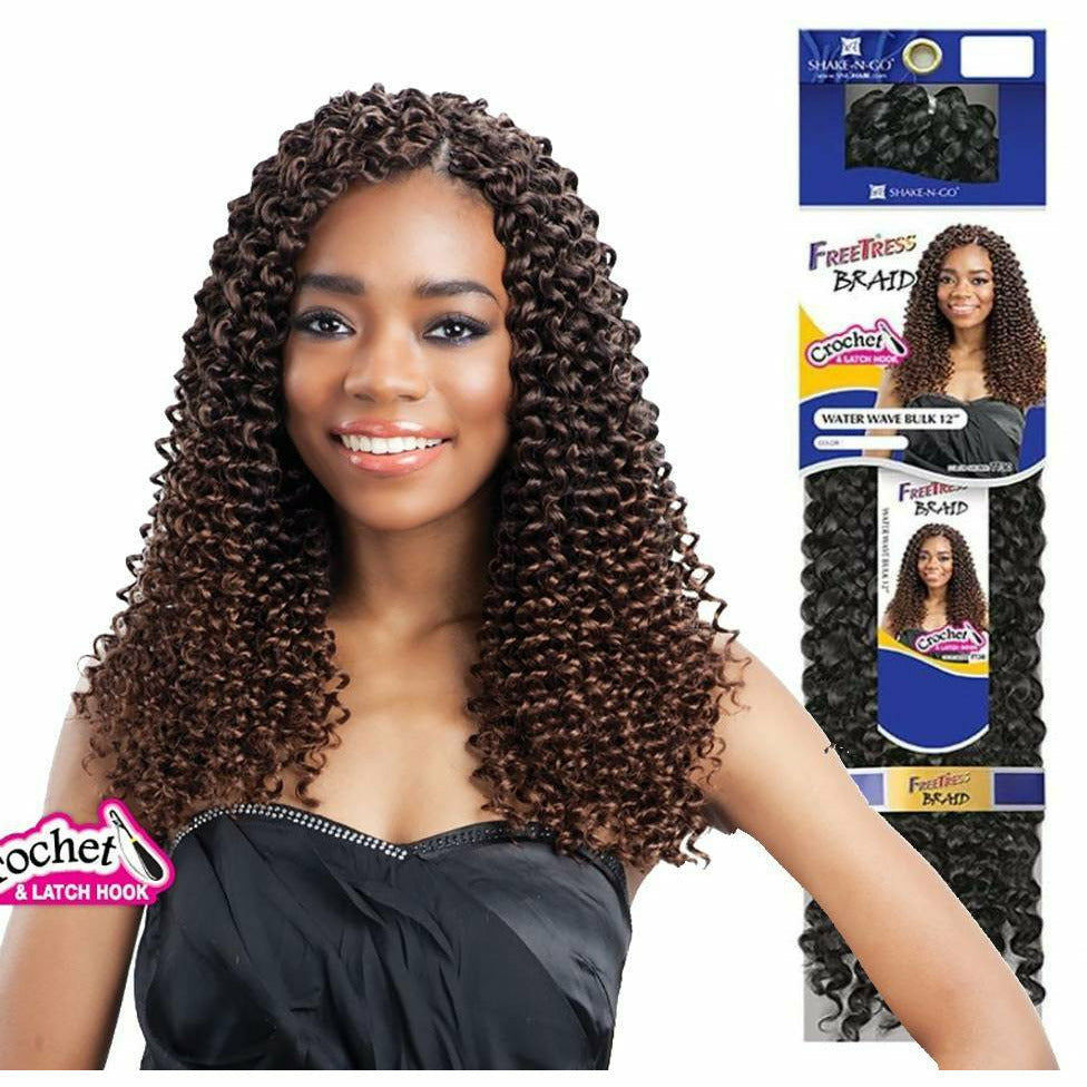 FreeTress: Water Wave Crochet Braids 12"