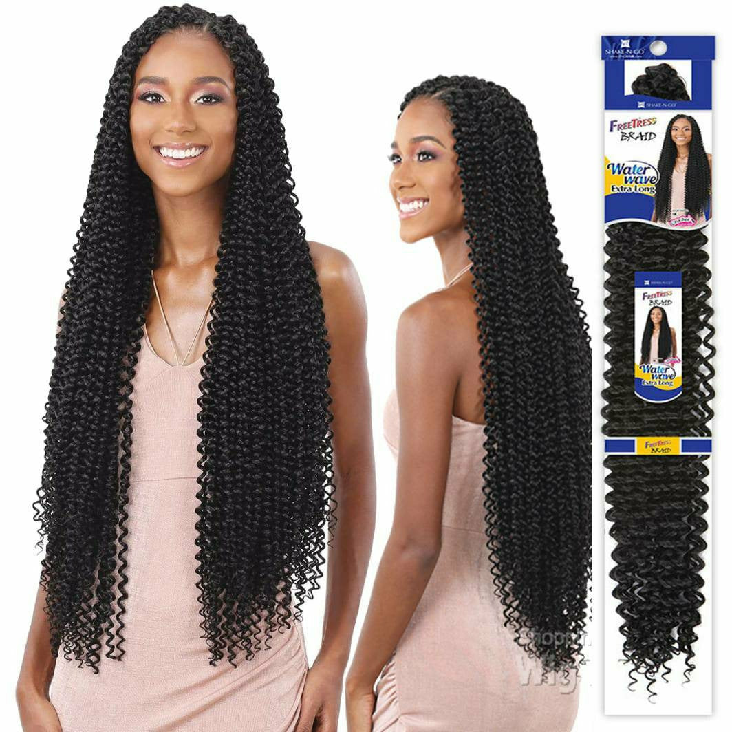 FreeTress: Water Wave Crochet Braids Extra Long