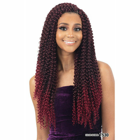 FreeTress: 3X Tahiti Water Curl Crochet Braids 12"