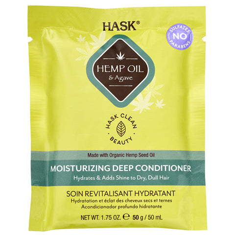 Hask Hemp Oil & Agave Moisturizing Deep Conditioner 1.75oz