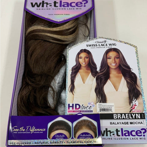 Sensationnel Cloud 9 What Lace? HD Synthetic Lace Front Wig - Braelyn