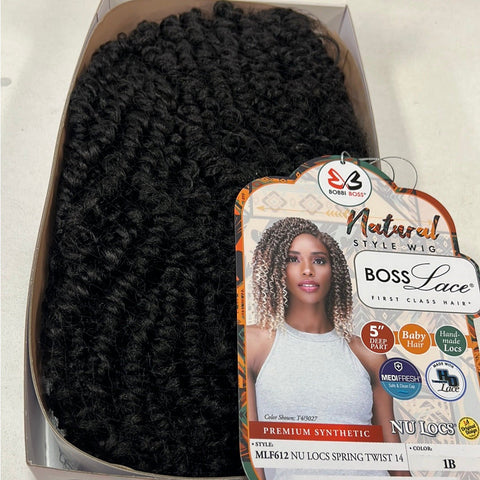 Bobbi Boss Synthetic Lace Front Wig - MLF612 Nu Locs Spring Twist 14"