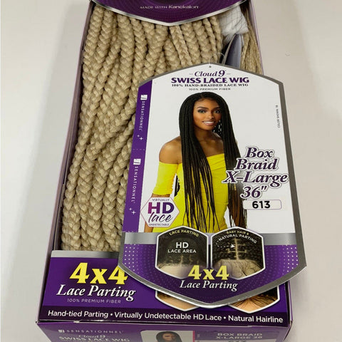 Sensationnel Cloud 9 4x4 HD Braided Lace Front Wig - Box Braid X-Large 36"