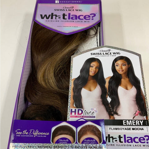 Sensationnel Cloud 9 What Lace? Synthetic 13x6 HD Lace Front Wig - Emery