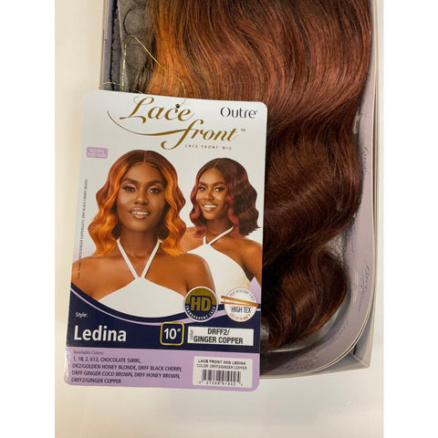 Outre Lace Front Synthetic HD Lace Front Wig - Ledina