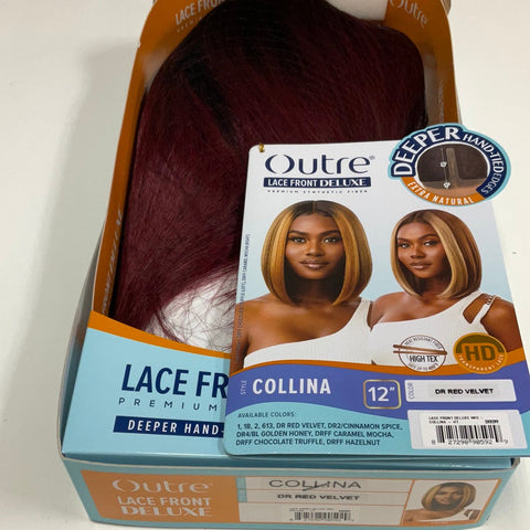 Outre Lace Front Deluxe Premium Synthetic HD Lace Front Wig  - Collina 12"