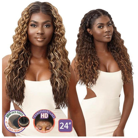 Outre 100% Human Hair Blend 13x6 360 Frontal HD Lace Wig - Andreina 24"