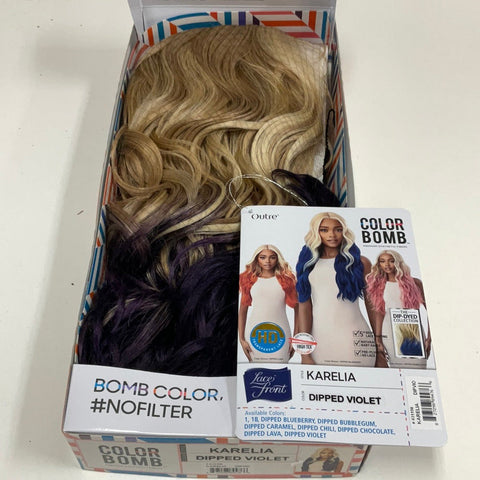 Outre Colorbomb Synthetic Lacefront Wig - Karelia