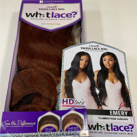 Sensationnel Cloud 9 What Lace? Synthetic 13x6 HD Lace Front Wig - Emery