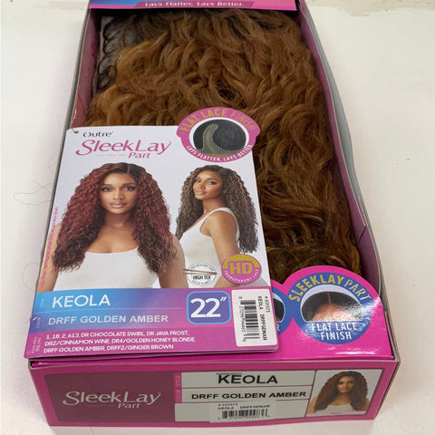 Outre Sleeklay Part Synthetic L-Part Wig - Keola